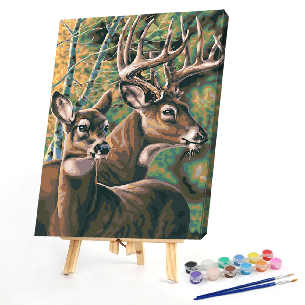 

40*50CM - Paint By Numbers - Deer, 501 Original