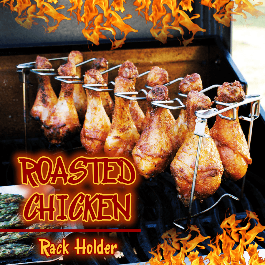 Roasted Chicken Rack Holder