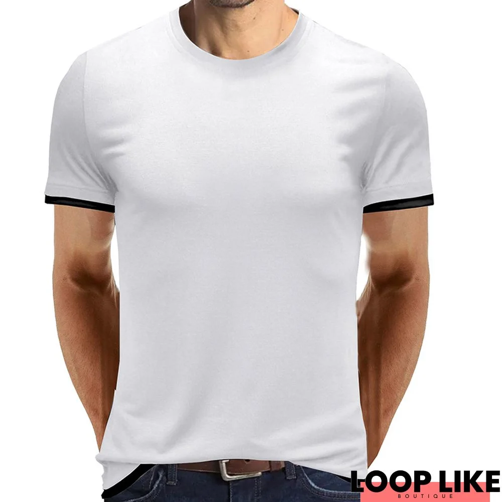 Clothes Short-Sleeved T-Shirt Men's Shirt T-Shirt J Leisure