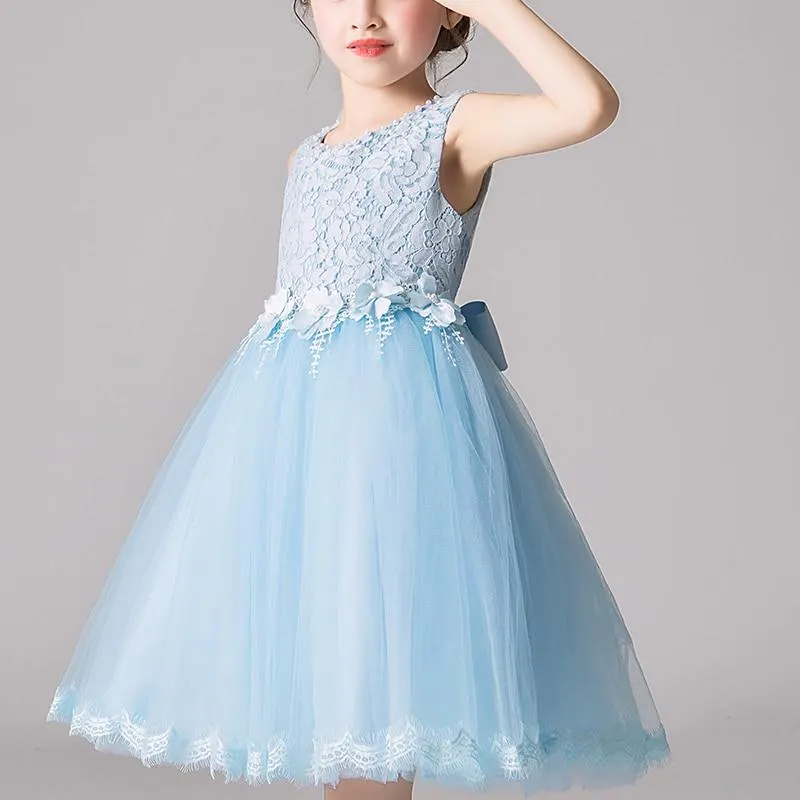 Kids Dress For Girls Costumes Wedding Birthday New Year Party Tail Evening Elegant Princess Summer Children&rsquo;s Dress 4-12 yrs