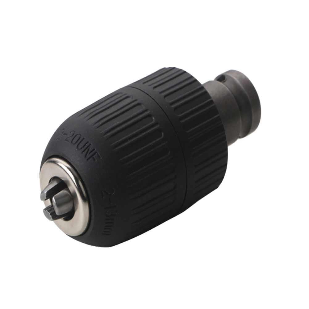 

2-13mm Clamping Range Keyless Adapter Drill Chuck Quick Change Converter, 501 Original