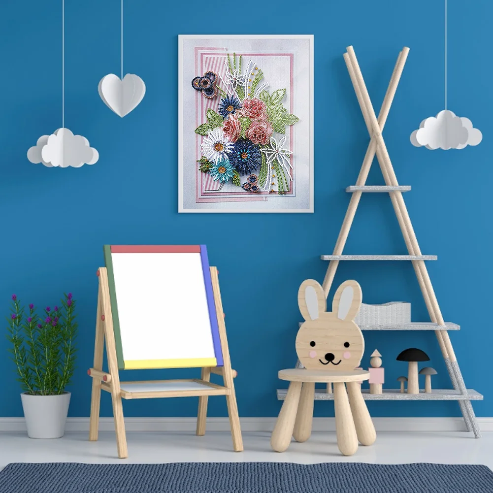 Diamond Painting - Special Shaped Drill - Flower(30*40cm)