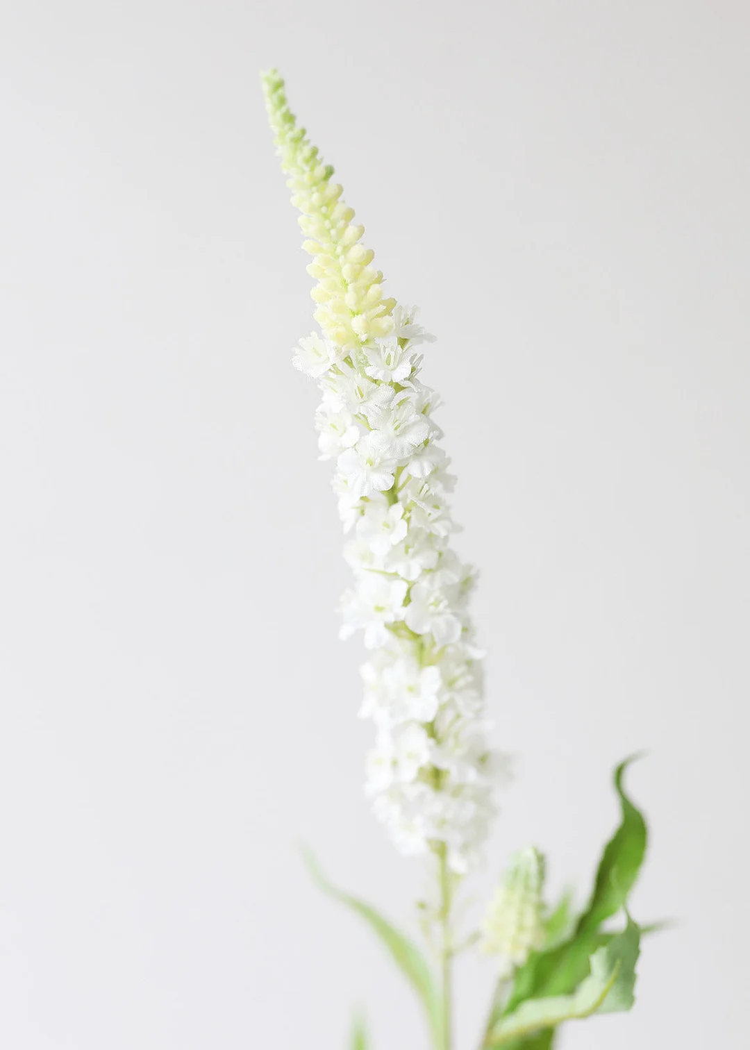 Cream White Veronica Artificial Flower - 30"