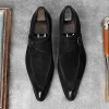 Mens Buckle Dress Shoes