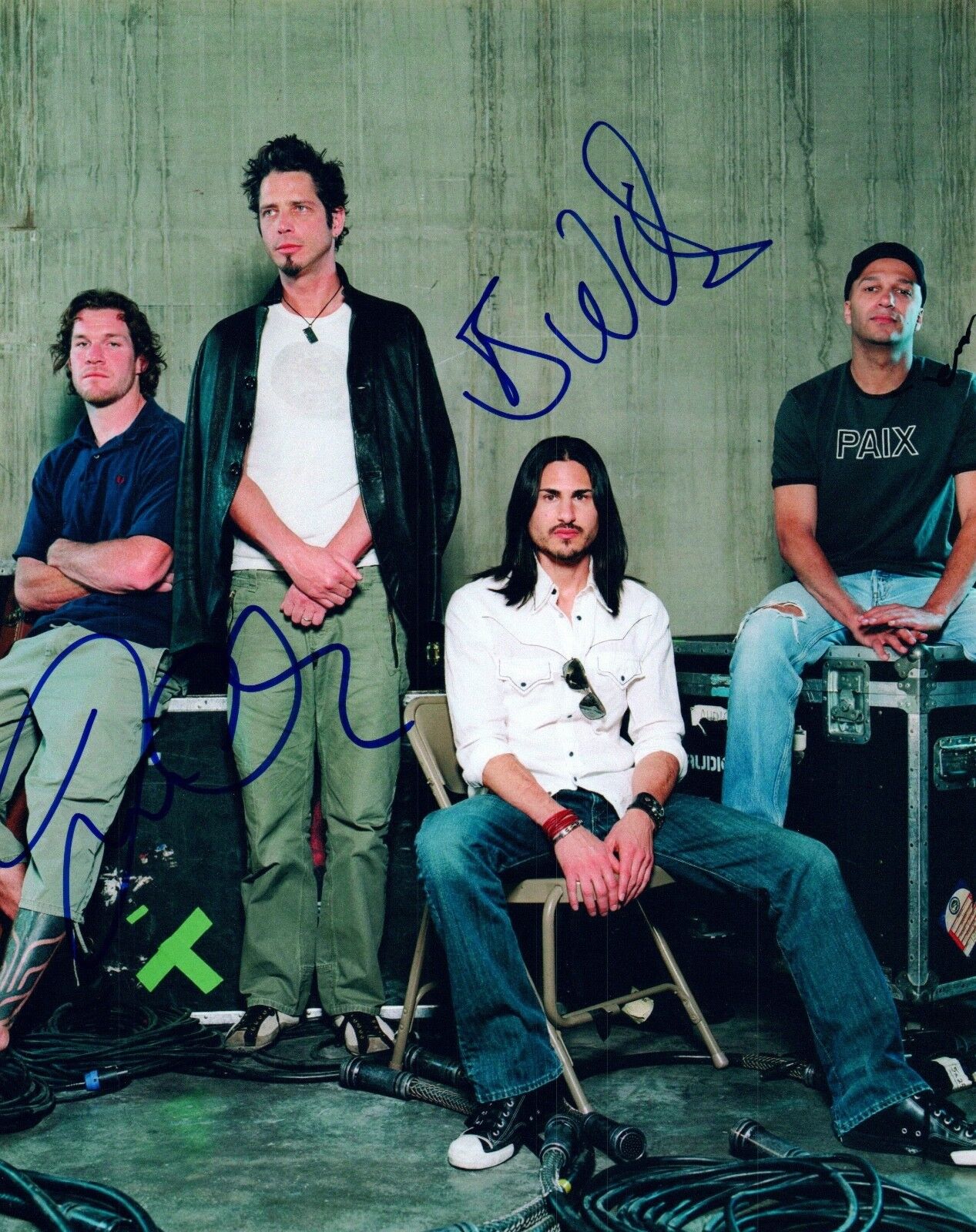 Tim Commerford & Brad Wilk Signed Autograph 8x10 Photo Poster painting AUDIOSLAVE COA