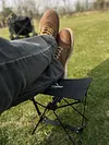 Camping Stool Hold Up To 100KG Folding Stool for Travel Hiking BBQ Fishing
