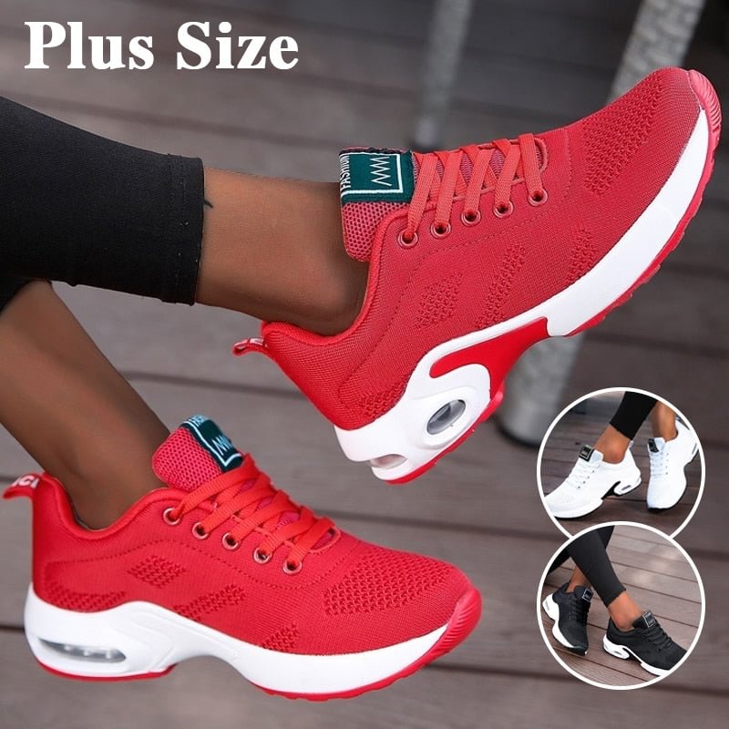 Women Air Cushion Sneakers Breathable Running Shoes
