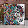 (Pre-Framed)Horse-Special Shape Diamond Painting Kit(29x29cm)