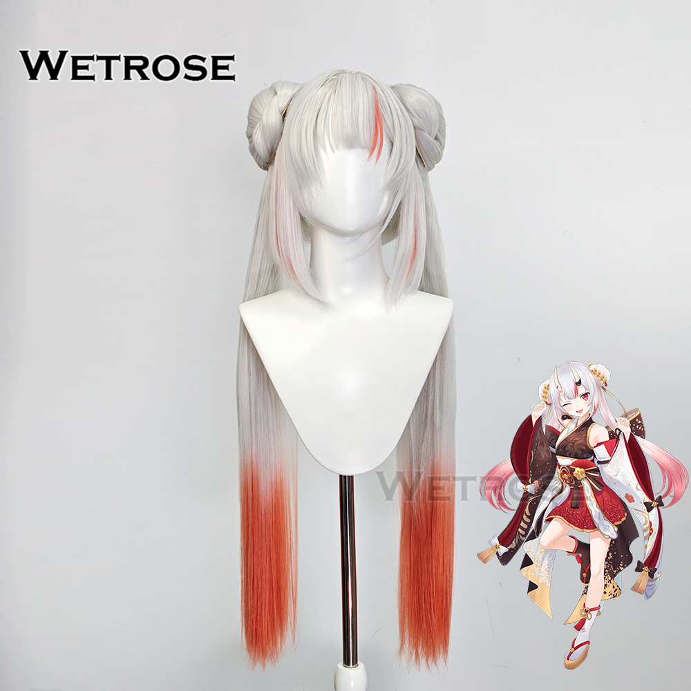 [Wetrose] In Stock Hololive Vtuber Nakiri Ayame 7th Anniversary Kimono Cosplay Costume 百鬼あやめ７周年和風着物新衣装コスプレ