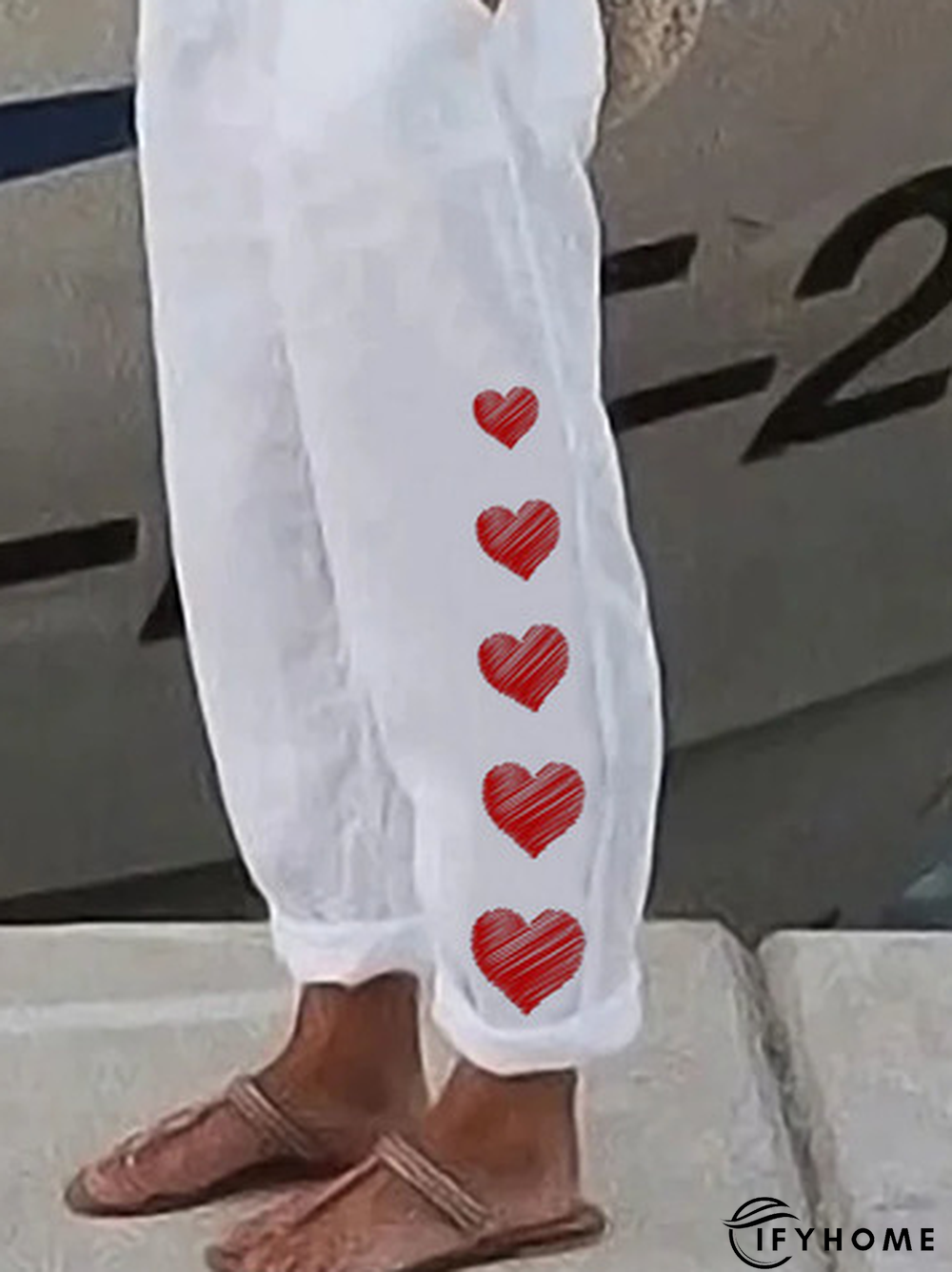 Heart/Cordate Casual Loose Casual Pants | IFYHOME