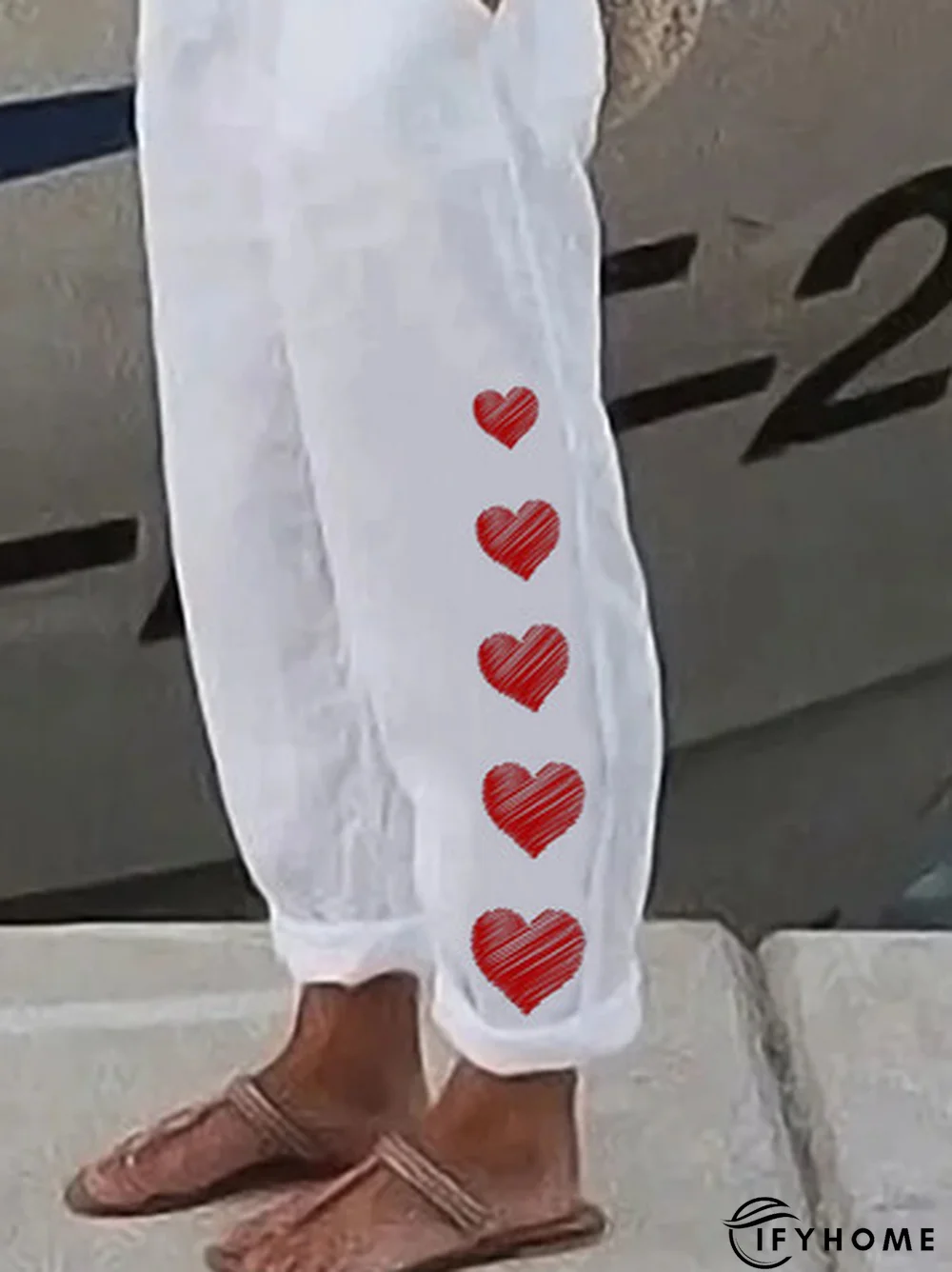 Heart/Cordate Casual Loose Casual Pants | IFYHOME
