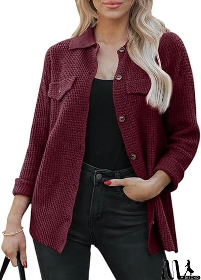 MidiSono - Stylish and Elegant winter Cardigan