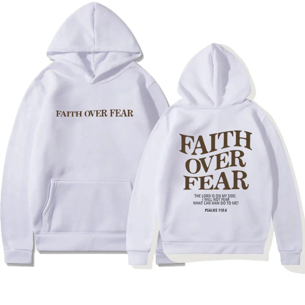 "Faith over Fear" Christian Hoodie