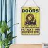 The Doors - Wooden Signs(8*12Inch/12*16Inch)