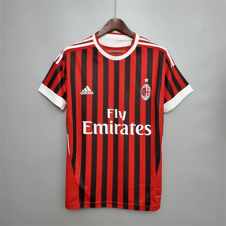 2011/2012 Retro AC Milan Home Football Shirt 1:1 Thai Quality