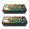 2pcs Feather Diamond Painting Glasses Box Eyeglasses Case Glasses Storage Case Kit