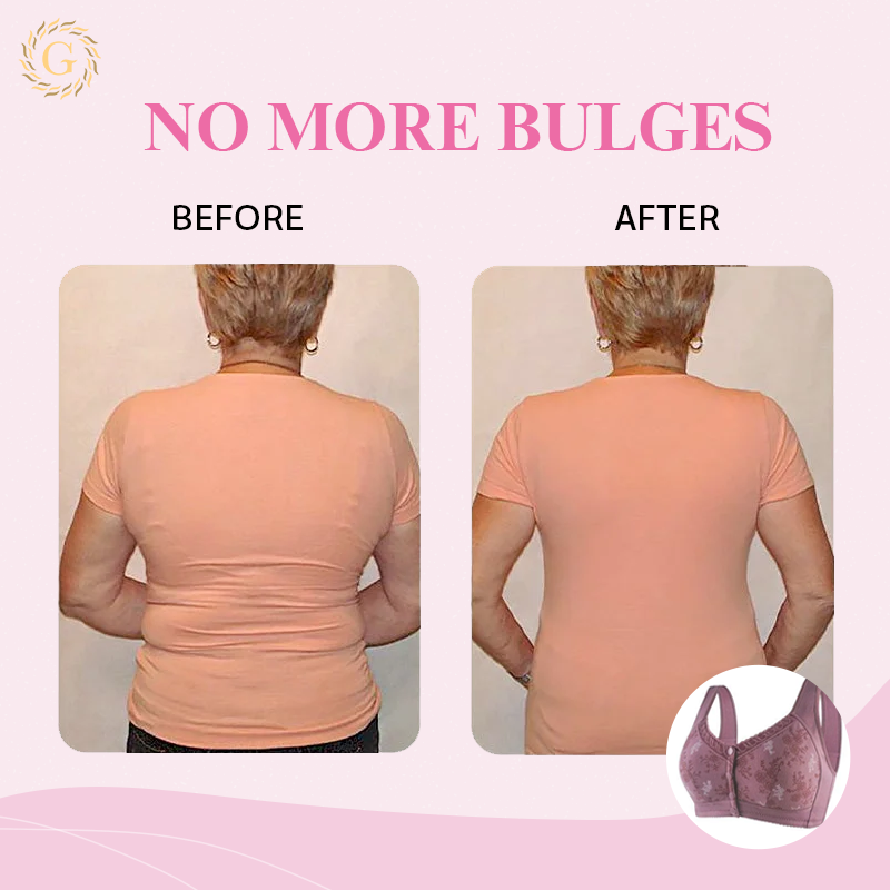 Glamorette 🔥 LAST DAY SALE 80% 🔥 Cotton Front Closure Bra