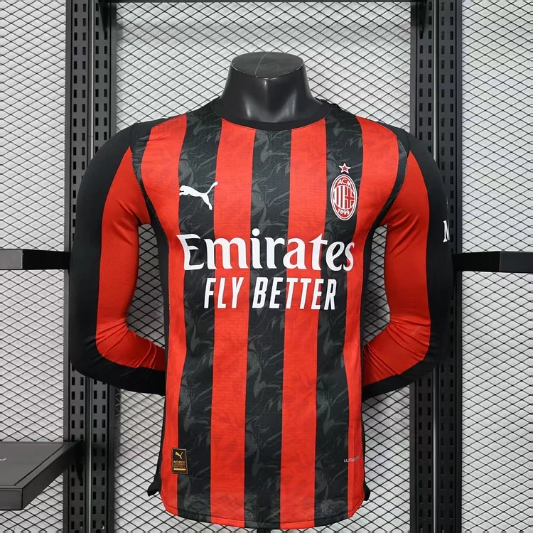 25/26 AC Milan home long-sleeved player version