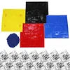 [US Local Warehouse] Concrete Texturing Skin 24x24in Concrete Stamps Mats Set 5 PCS Polyurethane Stamp Stone Tile Texture Mat for Walls/Floors