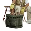 Camping Storage Bag Large Capacity Foldable Bag for Hiking Picnic Travel (Green)
