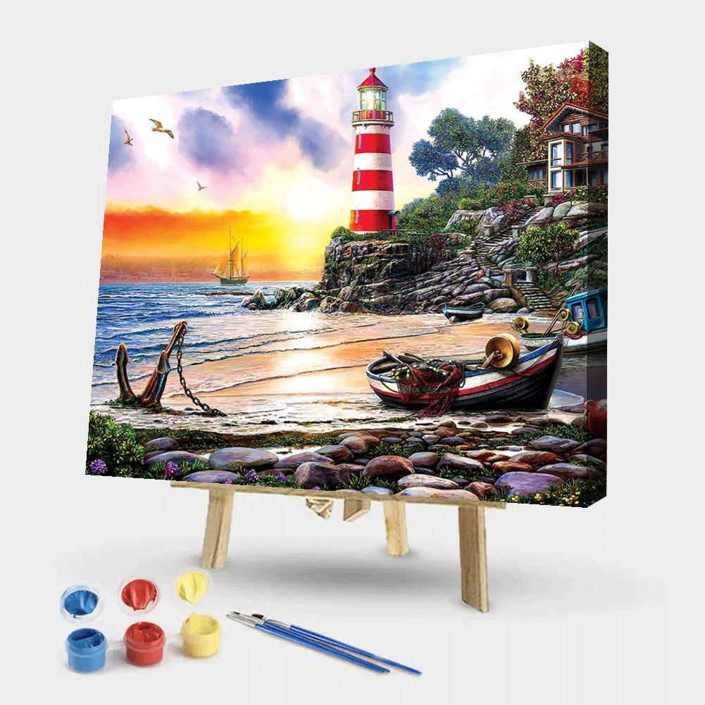 Paint By Numbers Lighthouse 50*40CM
