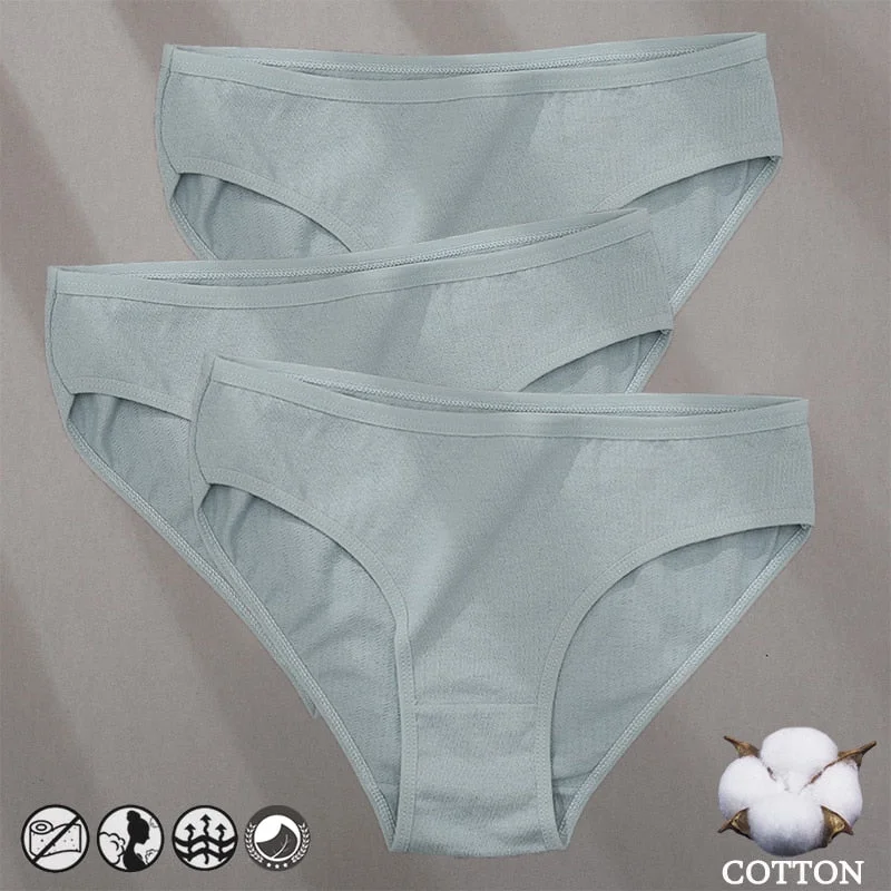 Cotton Panties Jacquard Design Pattern Women Panties Underwear Sexy Female Lingerie Briefs Solid Color Intimate Pantys for Woman