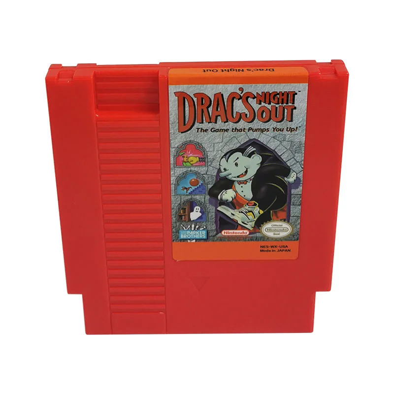 Drac's Night Out For Nintendo NES - 8 Bit Game Cartridge