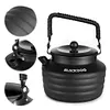 1.3L Outdoor Camping Kettle with Handle Anti-Slip Pot Tourist Cookware Supplies