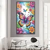 (US Only)Butterfly - Diamond Painting - Partial Special Shaped Drill (Canvas|40*70cm)
