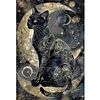 Black Cat Moon-11CT Counted Cross Stitch Kit(40x60cm)