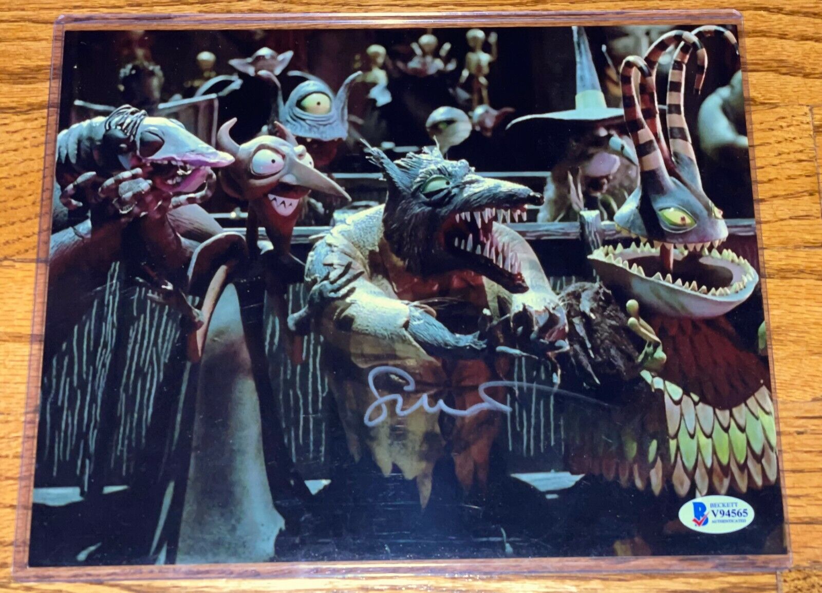 Glenn Walters in Nightmare Before Christmas signed 8x10 Photo Poster painting BAS Beckett COA