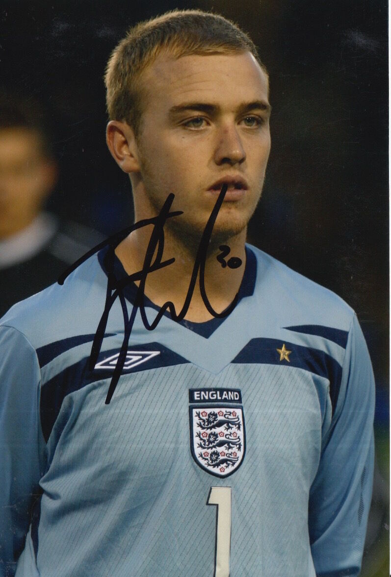 ENGLAND HAND SIGNED JASON STEELE 6X4 Photo Poster painting 1.