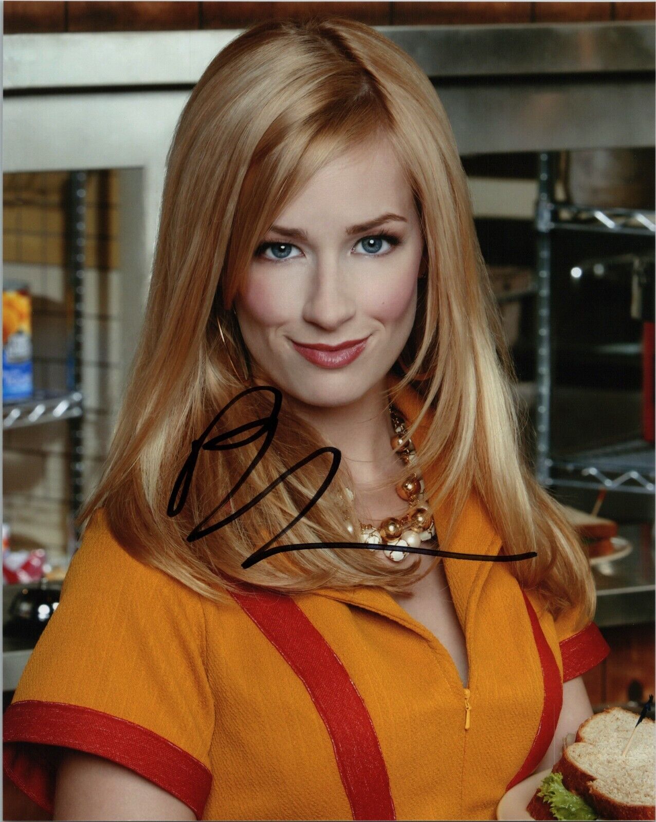 ~~ BETH BEHRS Authentic Hand-Signed 2 BROKE GIRLS