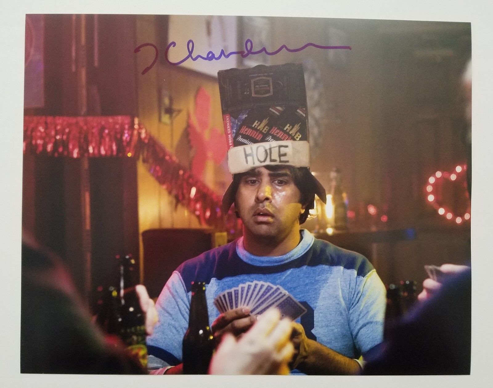 Jay Chandrasekhar Signed Beerfest 11x14 Photo Poster painting Super Troopers Club Dread RAD