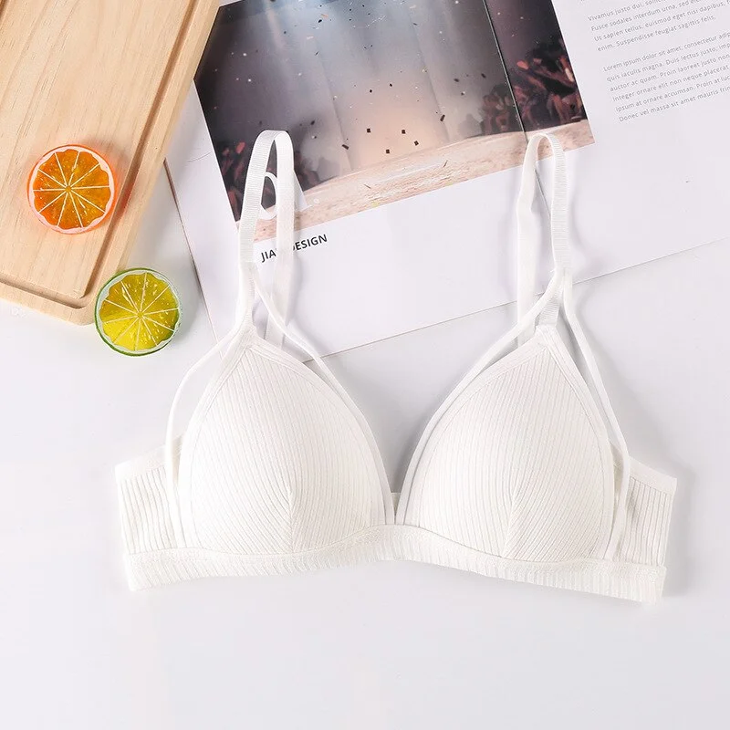 Fashion Sexy Bras for Women Push Up Lingerie Cotton Seamless Bra Bralette Wireless Brassiere Female Underwear Intimates Solid
