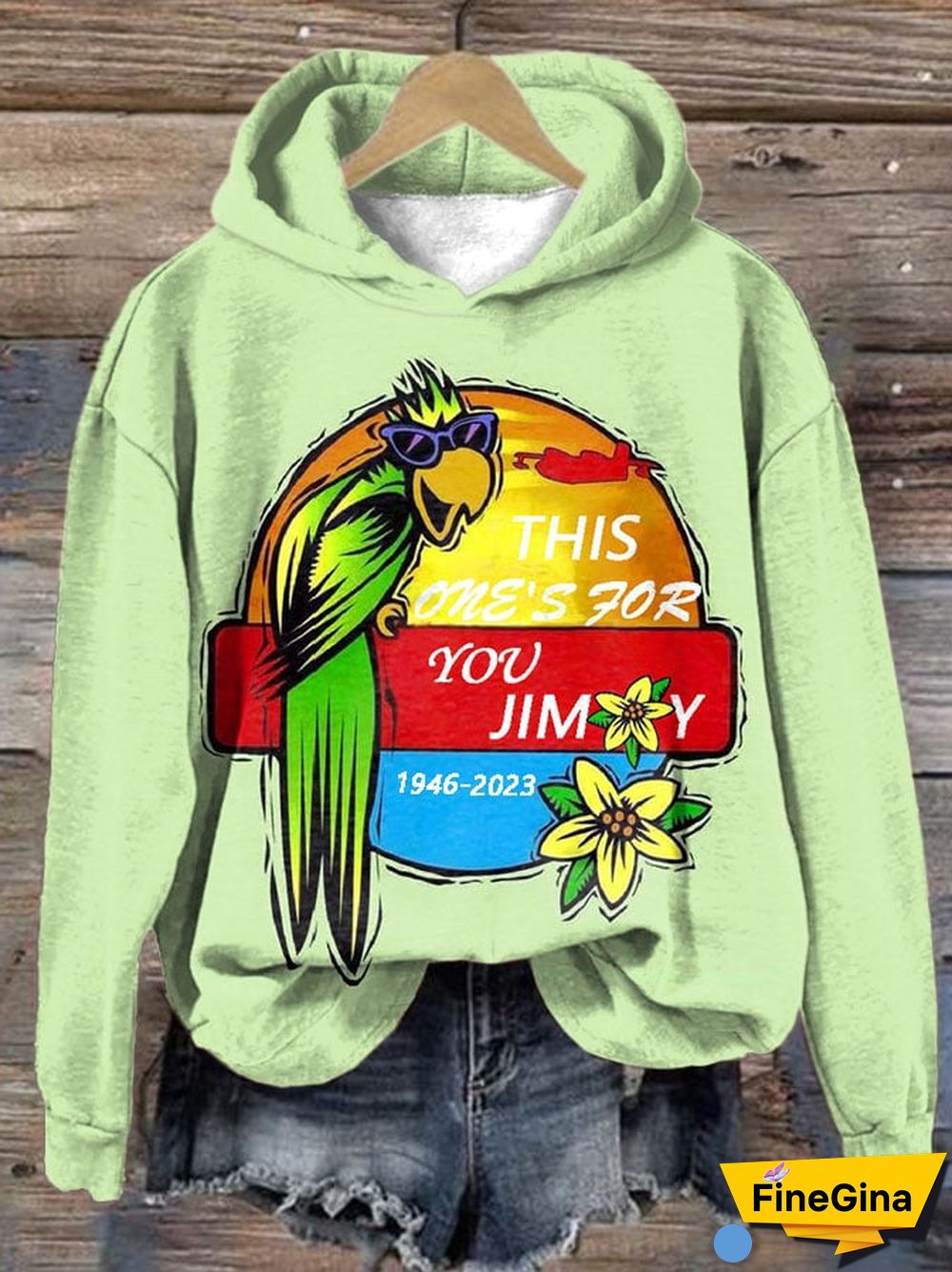 Women's This One's For You Jimmy 1946-2023 Print Hoodie