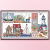 (Counted/Stamped)Seaside Impression-14CT Cross Stitch 41*25cm/16.14*9.84in