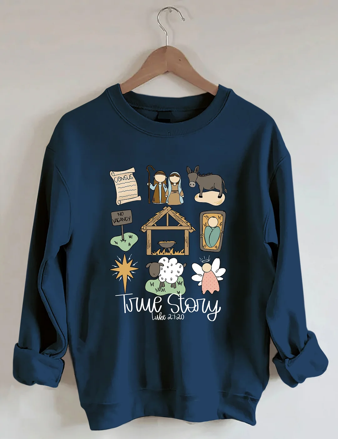True Story Faith Based Christmas Sweatshirt