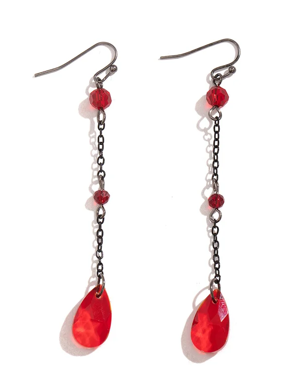Chains Beaded Earrings Accessories Drop Earrings