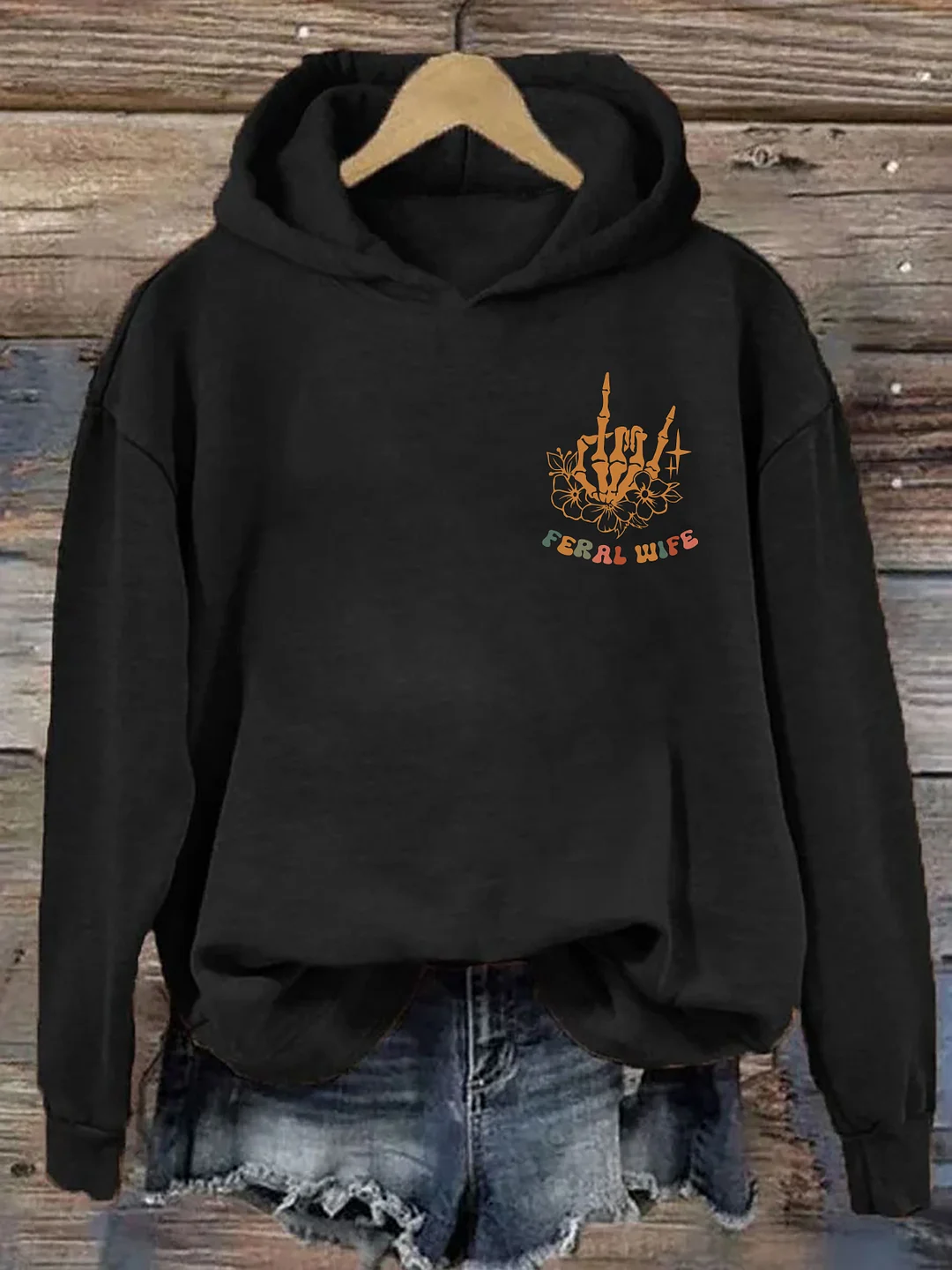 Somebody&rsquo;s Feral Wife Hoodie