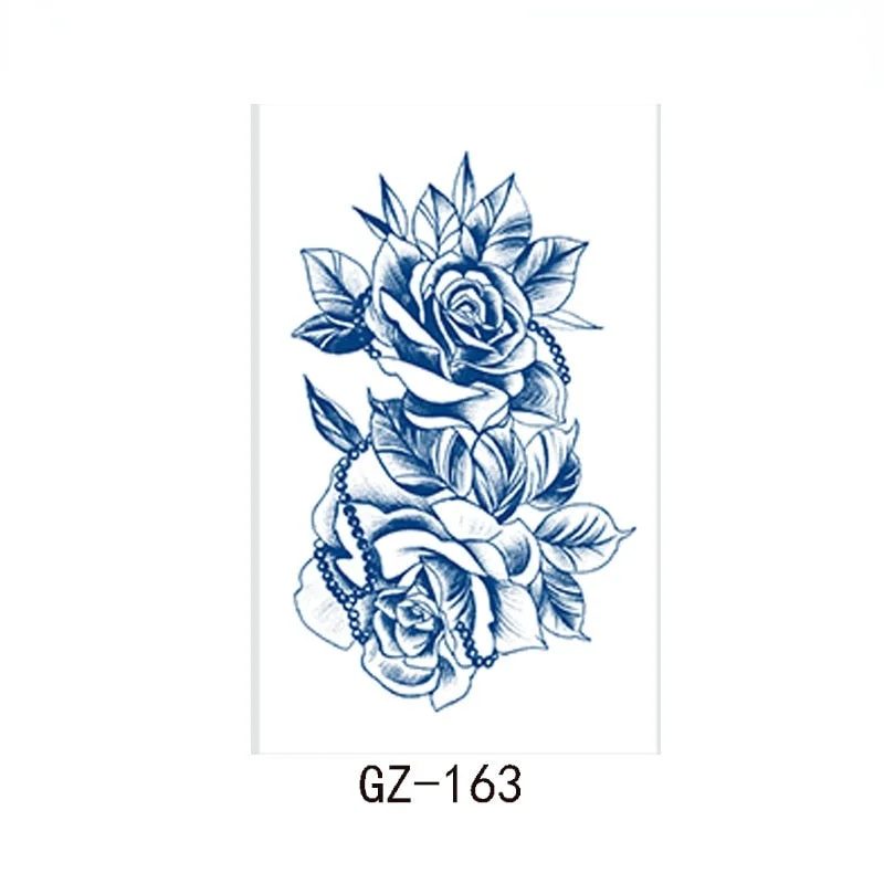 2021 new net celebrity herbal juice tattoo stickers semi-permanent waterproof sweat tattoo tattoo stickers