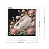 Diamond Painting-DIY Crystal Rhinestone Lotus Swan(40x40cm)