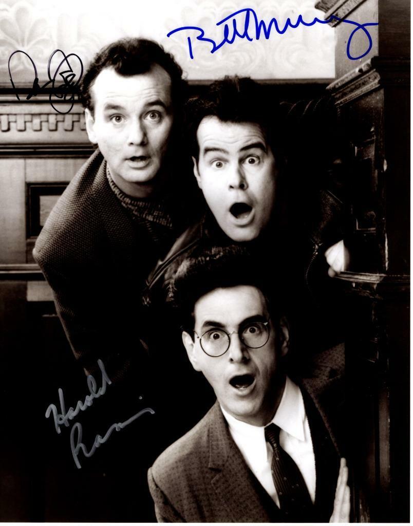 Bill Murray Harold Ramis Aykroyd signed 11x14 Pic autographed Photo Poster painting Nice + COA