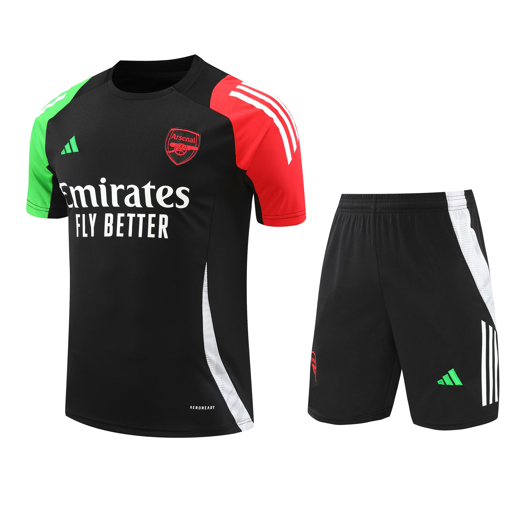Arsenal 24-25 Short-Sleeve Training Set - Black