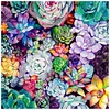 Succulent Plant - Full Round Diamond Painting