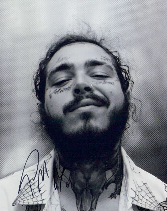 Post Malone signed 8x10 Photo Poster painting In-person