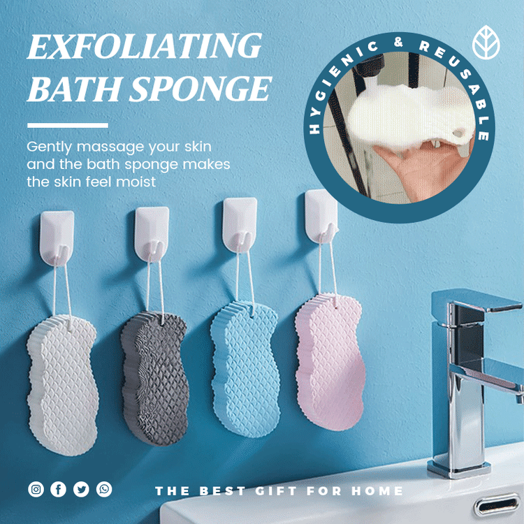 🔥Super Soft Exfoliating Bath Sponge