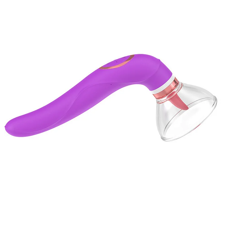 Tongue Vibrator Female Sex Toy Vacuum Cup Pump Suction Massager
