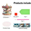 Carrousel acrylique - Ornement d&rsquo;artisanat 5d bricolage