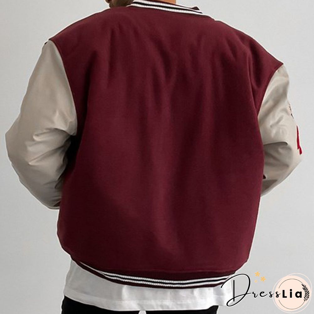 College Style Baseball Jacket